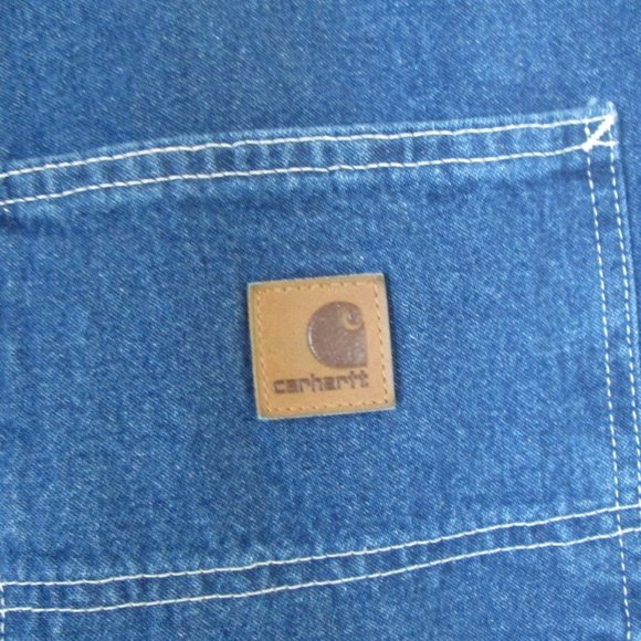 Carhartt Original Fit Mens Work Dungarees 38x30 Blue NWT Great Condition… - Picture 5 of 6